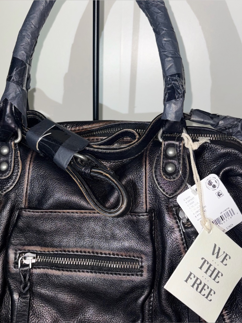 Free People (Black) We The Free Baby Emerson Tote Bag - Picture 5 of 6